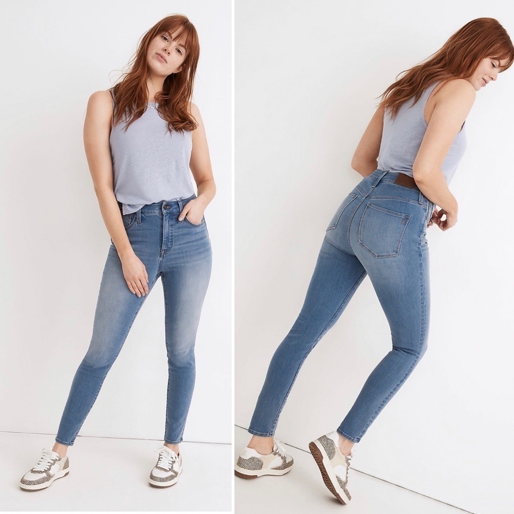 Madewell New Curvy Roadtripper Supersoft Jeggings jeans in Sunbury Wash NWT 26